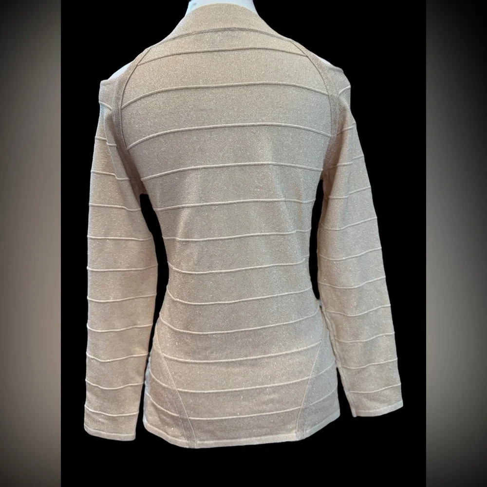 Boston Proper | Metallic Cutout Top — image 3 of 8